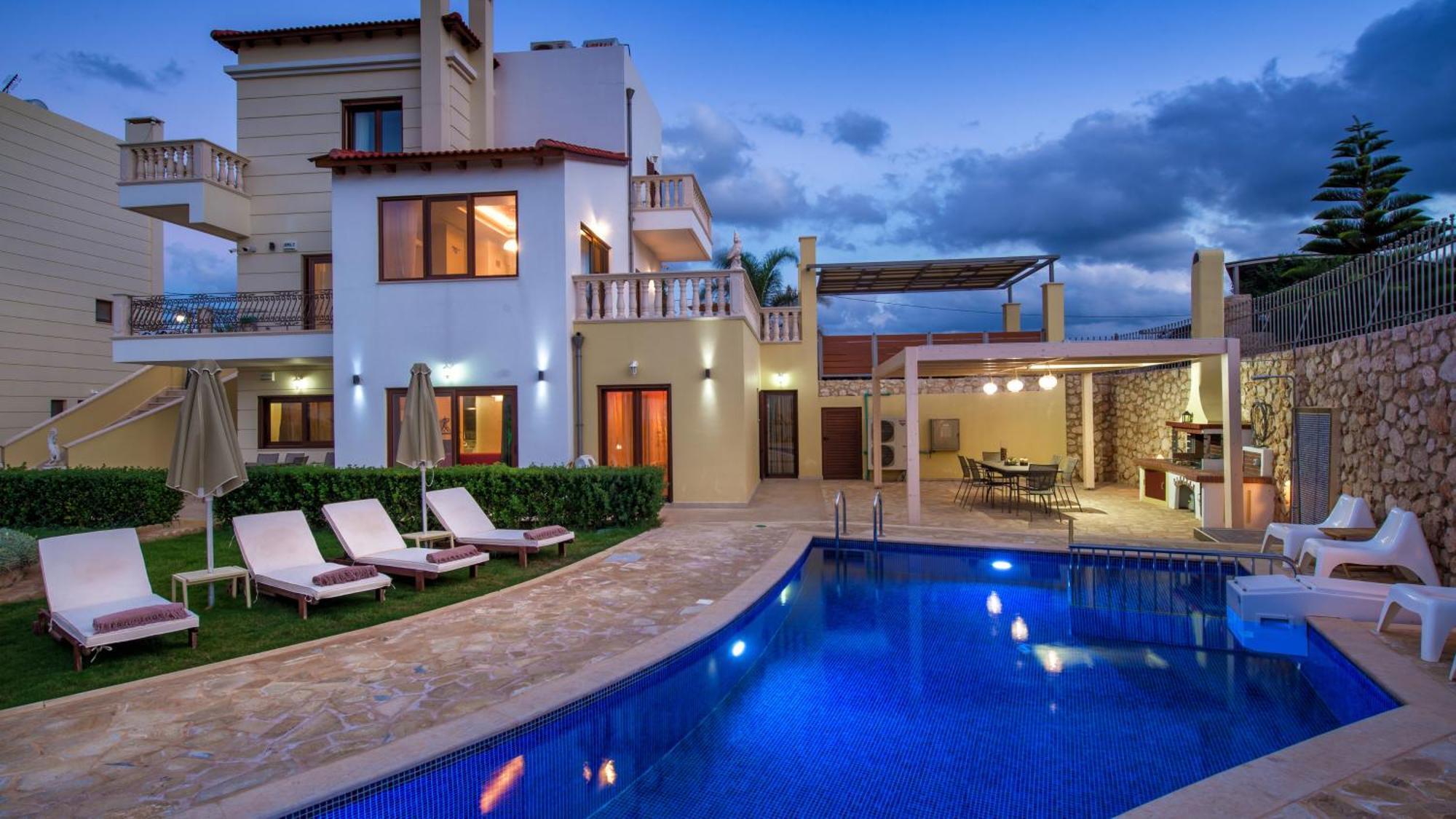 Azzuro Villa With Private Pool By Estia Hersonissos  Exteriér fotografie